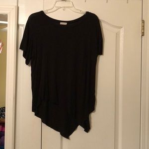 black loose short sleeve
